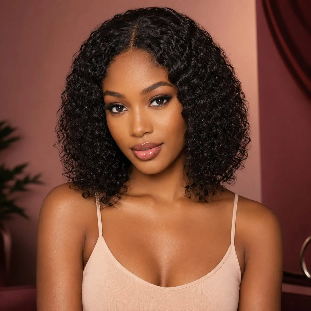 13×4 HD Lace Deep Wave Bob Glueless Human Hair Wig | 180% Density