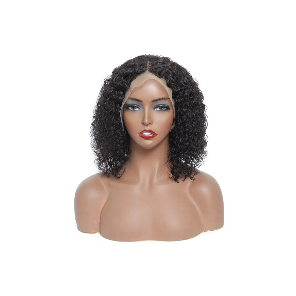 13×4 HD Lace Deep Wave Bob Glueless Human Hair Wig | 180% Density