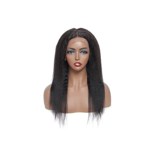 13×4 HD Lace Kinky Straight Glueless Human Hair Wig | 180% Density