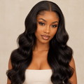13x4 Lace Frontal Body Wave Human Hair Wig – 180% Density | Transparent Lace / HD Lace