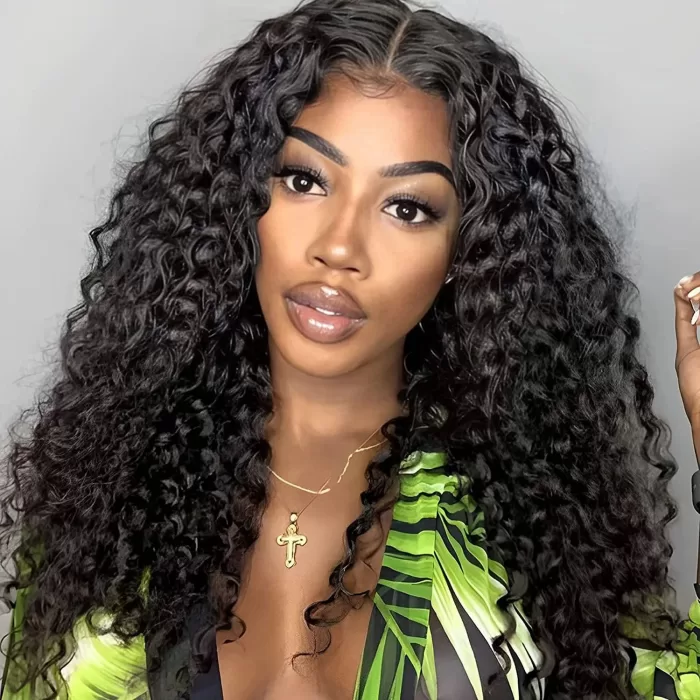 13X4 Lace Frontal Wig Water Wave Long Wig - Image 5