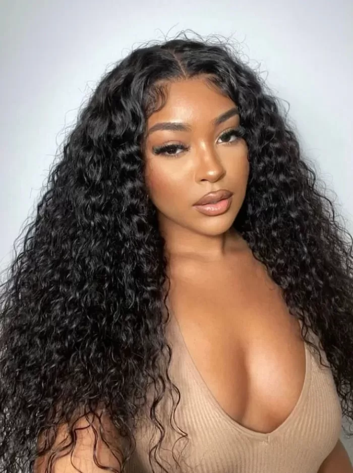 13X4 Lace Frontal Wig Water Wave Long Wig - Image 2