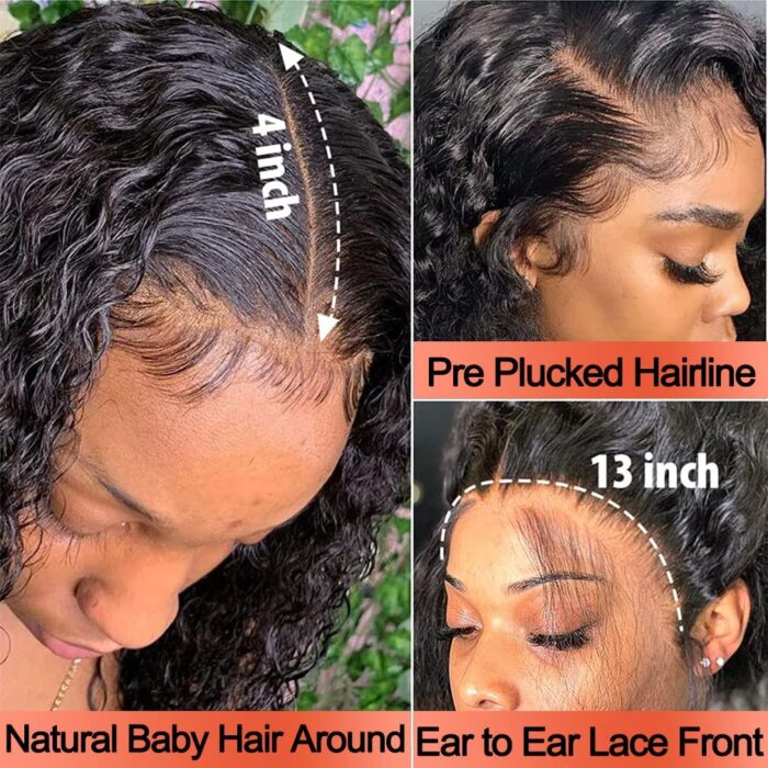 Blackbeauty hair Jerry Curly Lace Front Wig 13X4 Lace Front Wig - Image 5