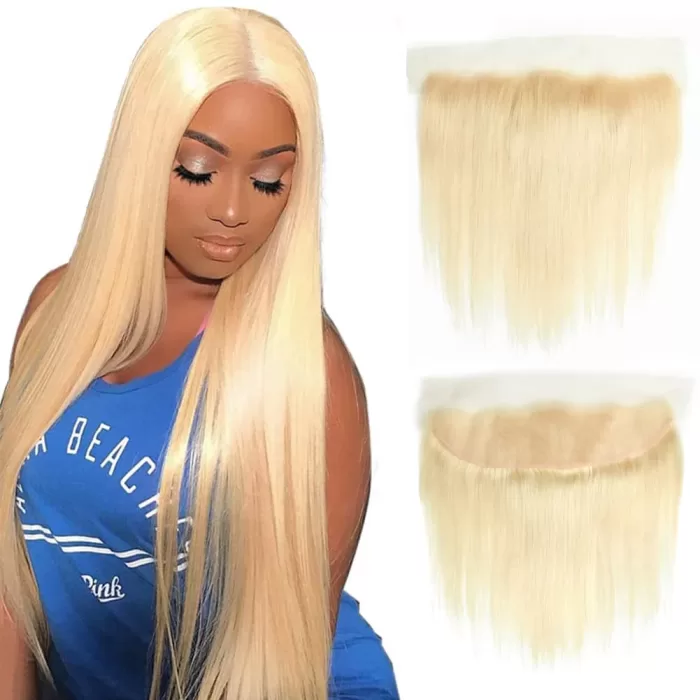 Blackbeauty hair 613 Blonde Color Straight 13 X 4 Lace Frontal - Image 2